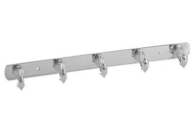 Kabykla drabužiams ner. plieno 44 cm 5 kabliai YM1369
