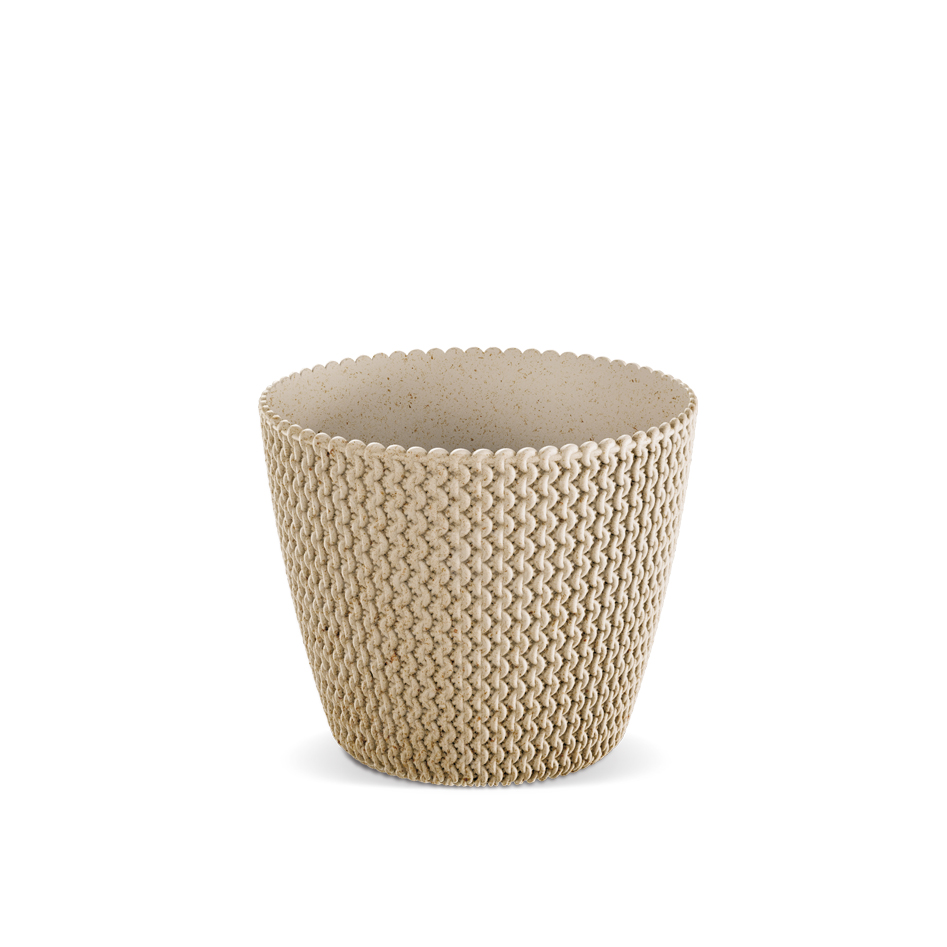 Vazonas SPLOFY ECO WOOD 0,9 L D130xH108 mm šv.ruda sp. Prosperplast