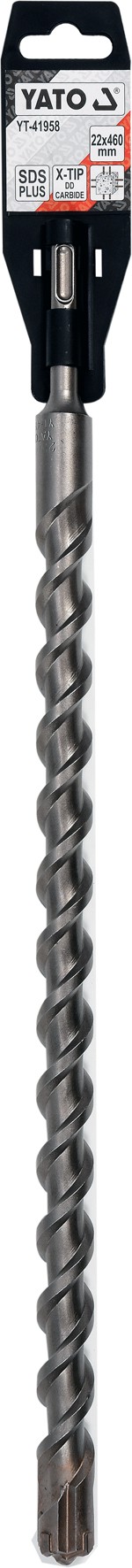 Grąžtas betonui SDS-PLUS 22x460 mm YT-41958 YATO