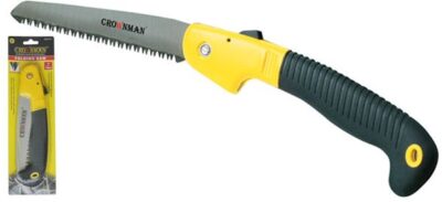 Pjūklas medžių genėjimui 180 mm sulankstomas grūdintais dantim 0830703 Crownman
