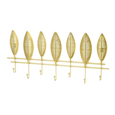 Kabykla  metalinė 7 lapai GOLD  77x37cm