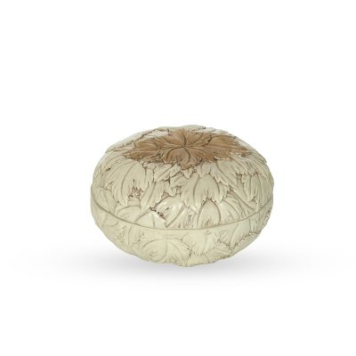 Dėžutė papuošalams su dangteliu gelsva13x13x8 cm ANTIQUE