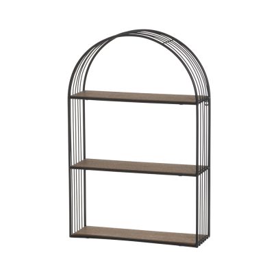 Lentynėlė pakabinama metalas/MDF 46x15x71 cm 606782