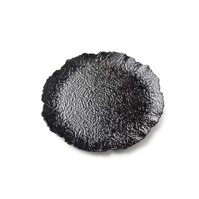 Polėkštė plastikinė juoda 33x33x2 cm HTOS4391