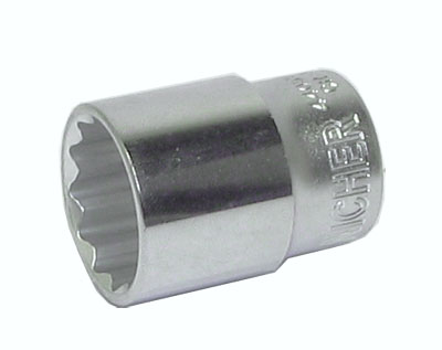 Galvutė dvylikakampė 1/2" 22 mm CR-V 25-440522M Nicher