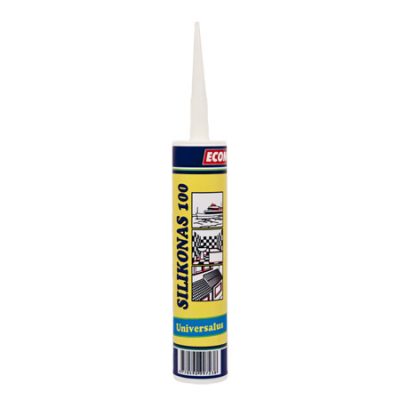 Silikonas universalus ECONOMY LINE 280 ml baltas (15)