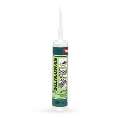 Silikonas universalus ECONOMY LINE 280 ml bespalvis (15)
