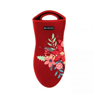Karščiui atspari virtuvinė pirštinė Holly 32x14 cm neoprenas, raudona 76475