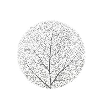 Padėkliukas stalo D38 cm sidabro spalvos Tree 4Living 618541