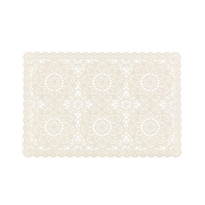 Padėkliukas stalo 30x45 cm kreminis, PVC Lace 4Living 614027