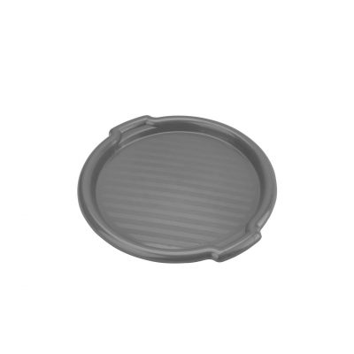 Padėklas plastikinis D36xH3 cm pilkos spalvos Domotti 229029