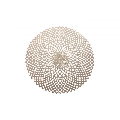 Padėkliukas stalo D38 cm GLAMOUR aukso spalvos Ambition 36430