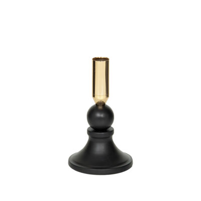 Žvakidė metalinė aukso sp. VC8407C h 14cm