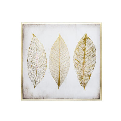 Paveikslas drobė su rėmu Lapai 58x58 cm Atmosphera 166941