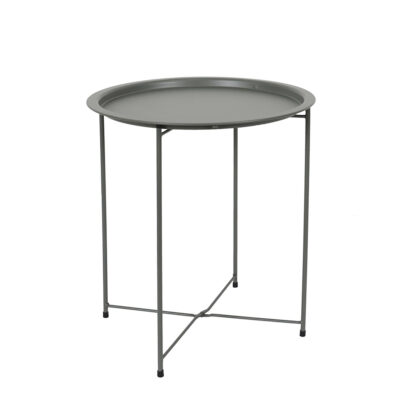 Staliukas metalinis tamsiai pilkos sp. 47x50x47 cm Home Deco HDO0053