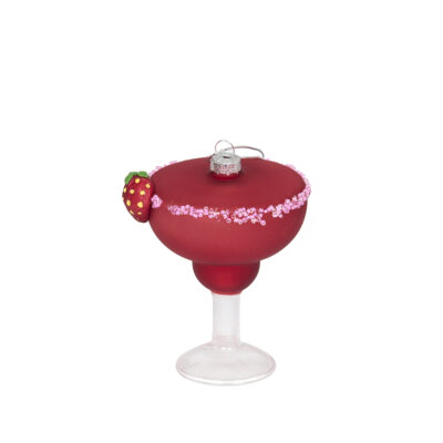 Eglutės papuošalas stiklinis Kokteilis 8x10 cm Ornaments KLD