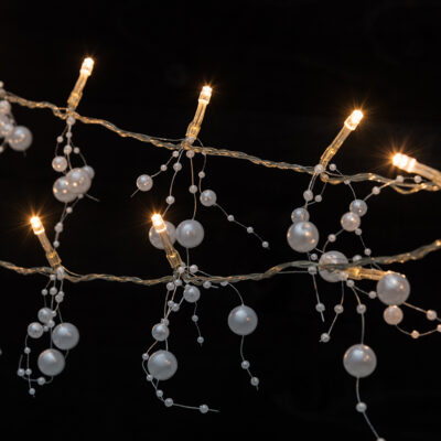 Girlianda 20 LED lempučių 2 m šiltai balta 3xAA baterijos Finnlumor 213549 KLD