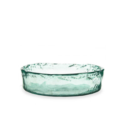 Vaza perdirbto stiklo D30xH8 cm Giftdecor 82729