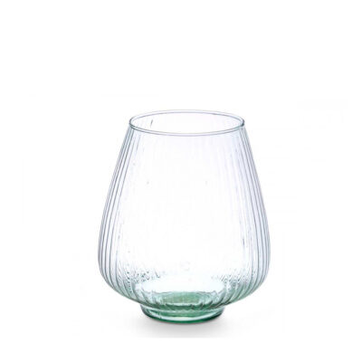 Vaza stiklinė skaidri D22xH25 cm Giftdecor 39801