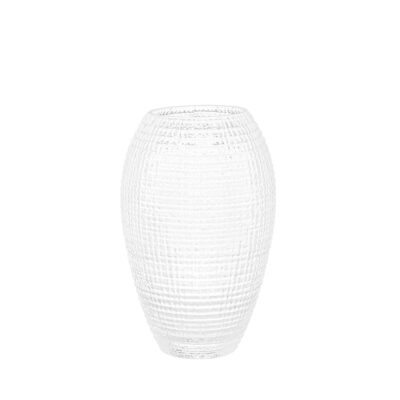 Vaza stiklinė skaidri D15xH23,5 cm 4Living 631345
