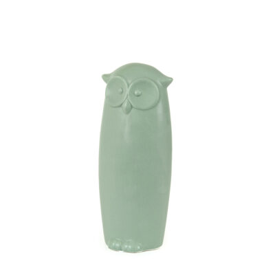 Statulėlė Pelėda keramikinė pilkos/žalios spalvos (mix) 29 cm 32287