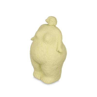 Figūrėlė Stovinti moteris keramikinė geltona 11x14x25 cm Giftdecor 94251