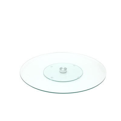 Padėklas stiklinis sukamas D45 cm Home Deco KA1741