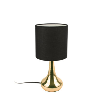 Šviestuvas stalinis liečiamas 15x32x15 cm juodas E14 10W Home Deco HD3334
