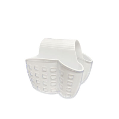 Laikiklis kempinei virtuvinis plastikinis 13x15x12cm baltas Quttin BQ01019974711