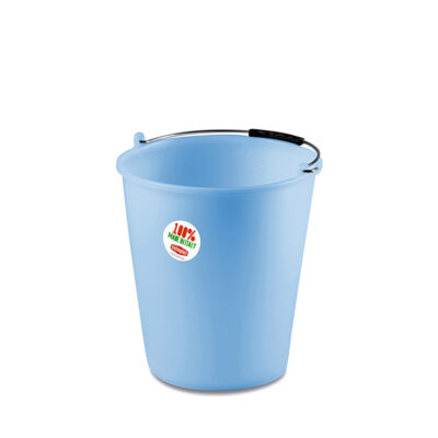 Kibiras plastikinis baltas 18 l D35xH36 cm 22181 Italija STEFANPLAST