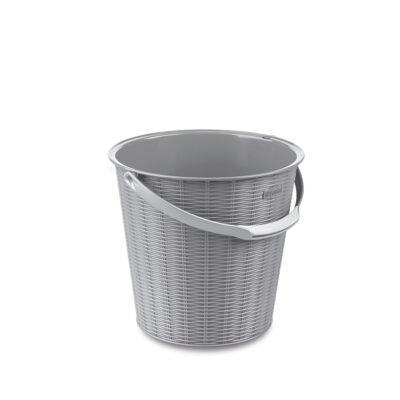 Kibiras plastikinis Elegance pilkas 10 l 29505 Italija STEFANPLAST