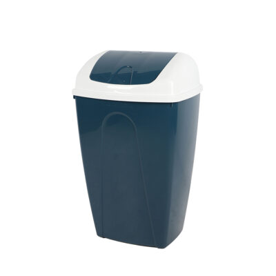 Šiukšliadėžė plastikinė 50 l 33,5x43x69 cm mėlynos spalvos Urban Living 34353