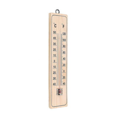 Termometras lauko medinis 21,5x4 cm (-40 +50C) 07183