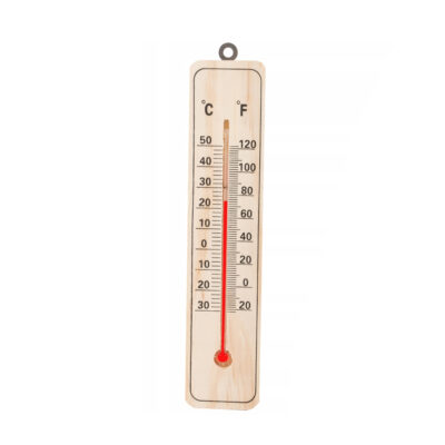 Termometras lauko medinis 22x5 cm (-40 +50) 07185