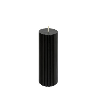 Žvakė juoda D5xH14 cm Demi Atmosphera 196098