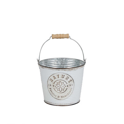 Vazonas metalinis Kibirėlis D17xH14 cm (mix) Sunnydays 14033