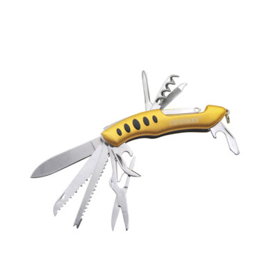 Peiliukas kišeninis daugiafunkcinis 160 mm 2Cr13 0204004 Crownman