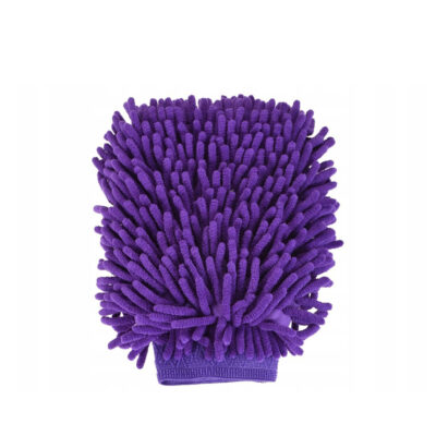 Šluostė automobilio plovimui užmaunama ant rankos 22x15 cm violetinė sp. 01740_F