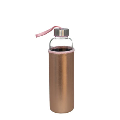 Gertuvė stiklinė su dėklu 600 ml (3 spalvos) 8445393280486