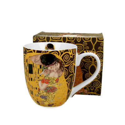 Puodelis porcelianinis XXL G.Klimt Bučinys 1000 ml DUO