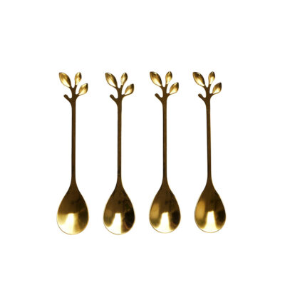 Šaukšteliai arbatiniai 4 vnt. 11,8 cm Home Deco KA5088