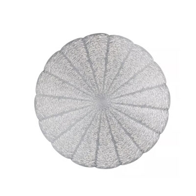 Padėkliukas stalo D38 cm PVC sidabro spalvos Ambition 21201