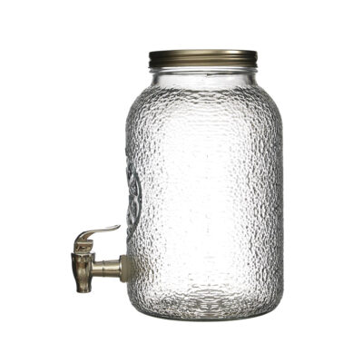 Indas stiklinis skysčiams su kraniuku 3,8 L talpos Home Deco KA0168