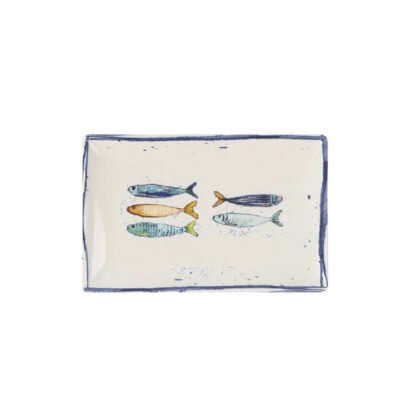 Padėklas/lėkštė 20x13x2 cm porcelianas PEIXE La Mediterranea PEI258007