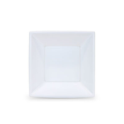 Lėkštės daugkartinės BIO plastikinės, perdirbamos 18x18cm 12vnt  BA01054375309