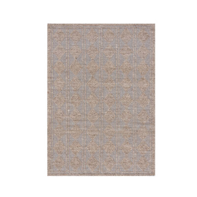 Kilimas 160x230 cm 65% vilna, 35% medvilnė, kreminis/pilkas Fanni K 320338