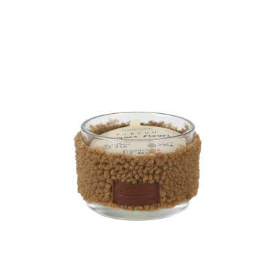 Žvakė stikliniame indelyje TEDDY 11x8 cm (mix - kvapai) Natural Living 31900