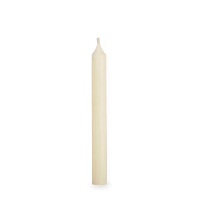 Žvakės 8 vnt D2xH20 cm kreminės spalvos Acorde 92410