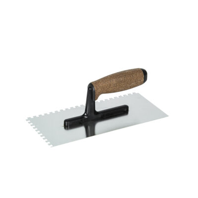 Trintuvė tinkavimui nerūdijančio plieno dantyta 270x130 mm  6x6 mm NATURE 7826K