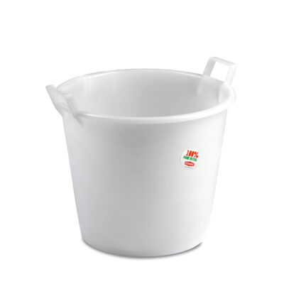 Kubilas nemaistinis baltas su rankenomis 175 l D80xH52 cm 32802 Italija STEFANPL